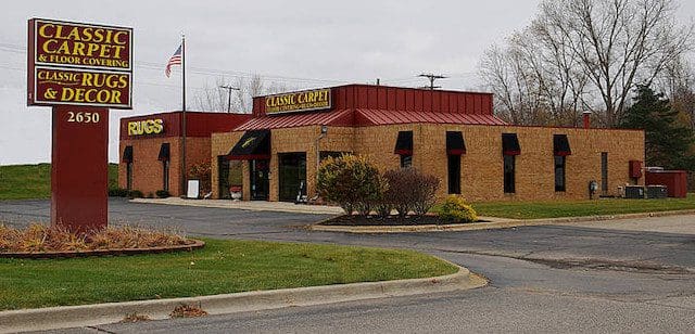 Classic Carpet & Rugs store.